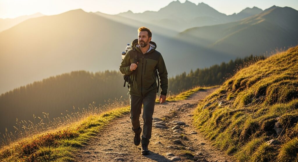 passionate individual a passionate individual doing nature hikes